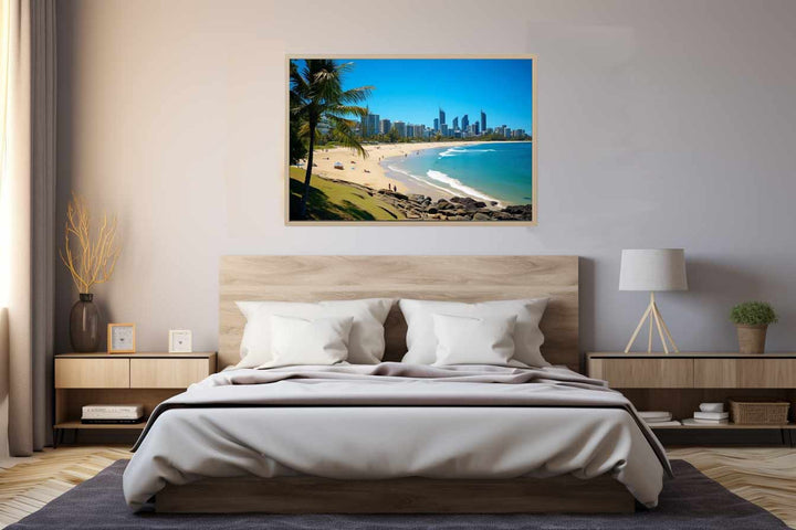 Burleigh Heads Gold Coast Beach  Art Print