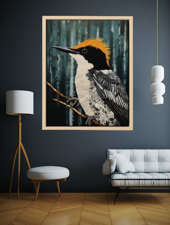 Cockatoo Gem Art Painting Art Print