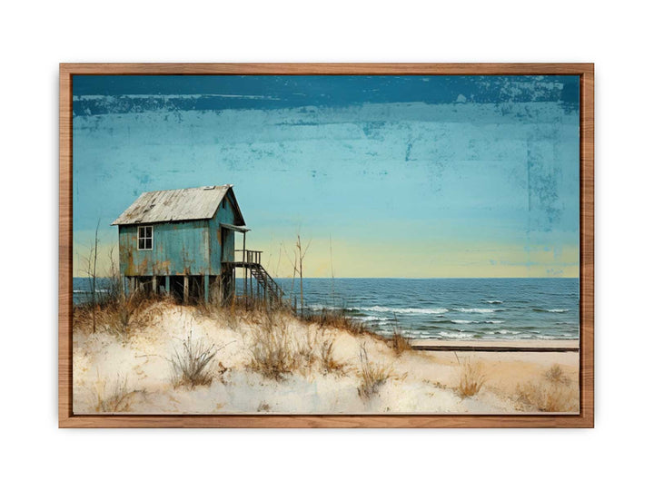 Mid Century Beach House   Painting