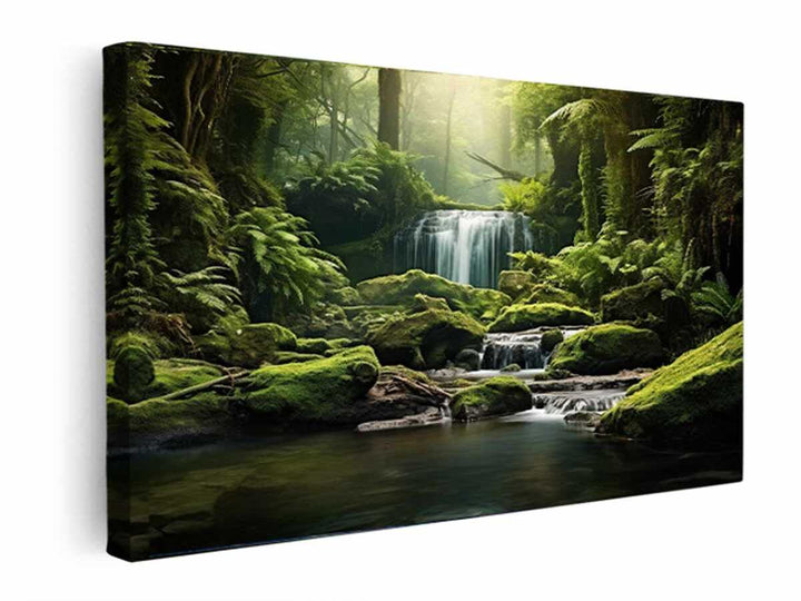 Rainforest River   canvas Print