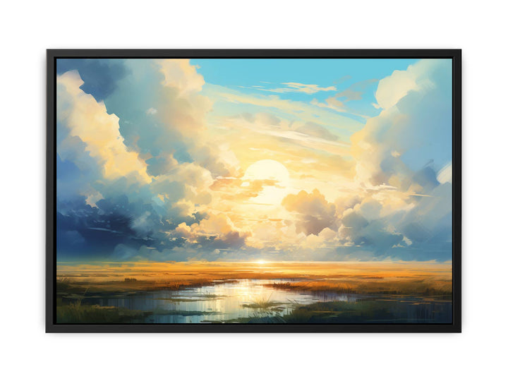 Clouds Abstract Art  canvas Print