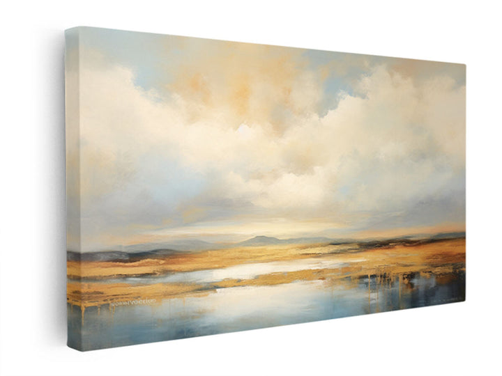 Abstract Clouds Painting  canvas Print