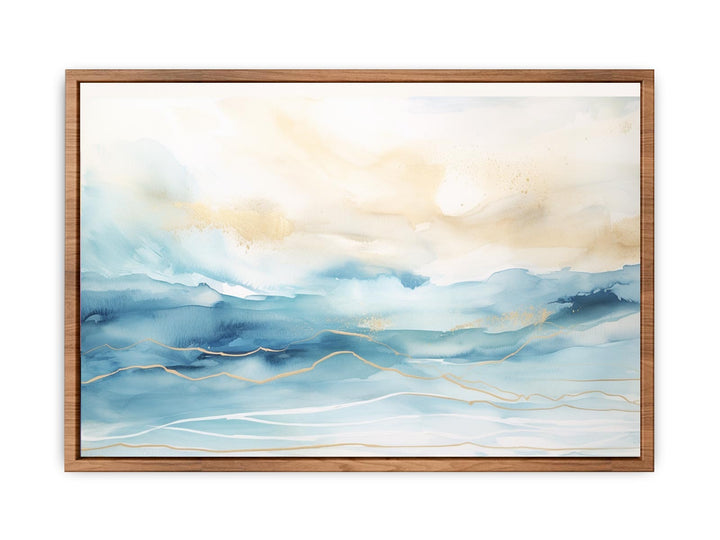 Abstract Watercolor Beach  Art  Painting