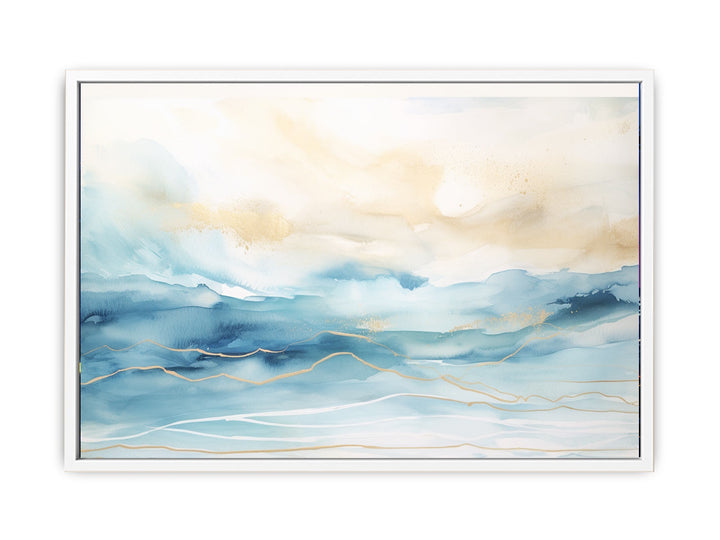 Abstract Watercolor Beach  Art  Painting