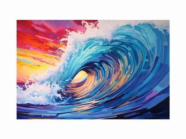 Rainbow Surf Art