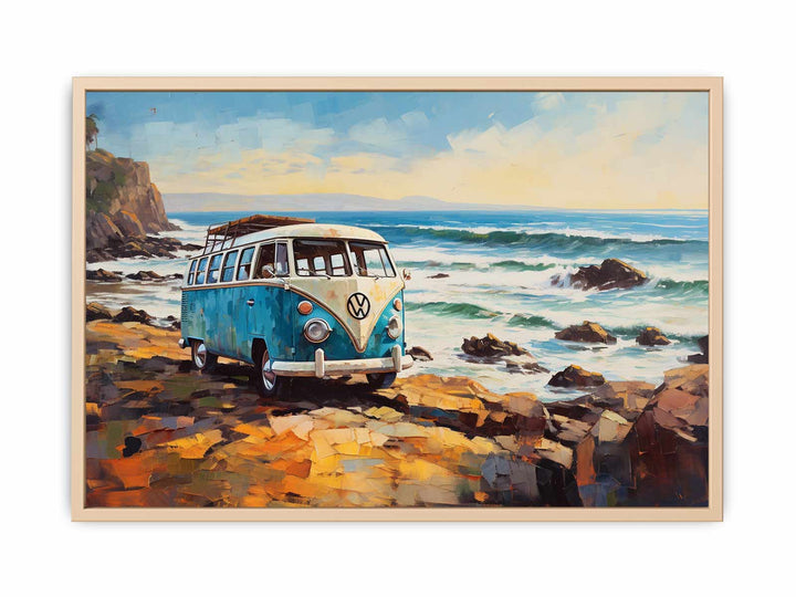 CAMPARVAN PARK Art framed Print