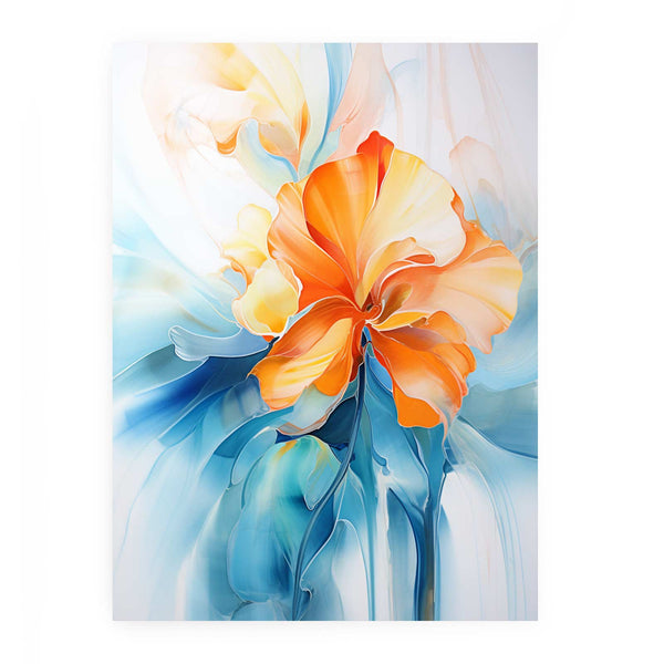 Blue Blossom Painting