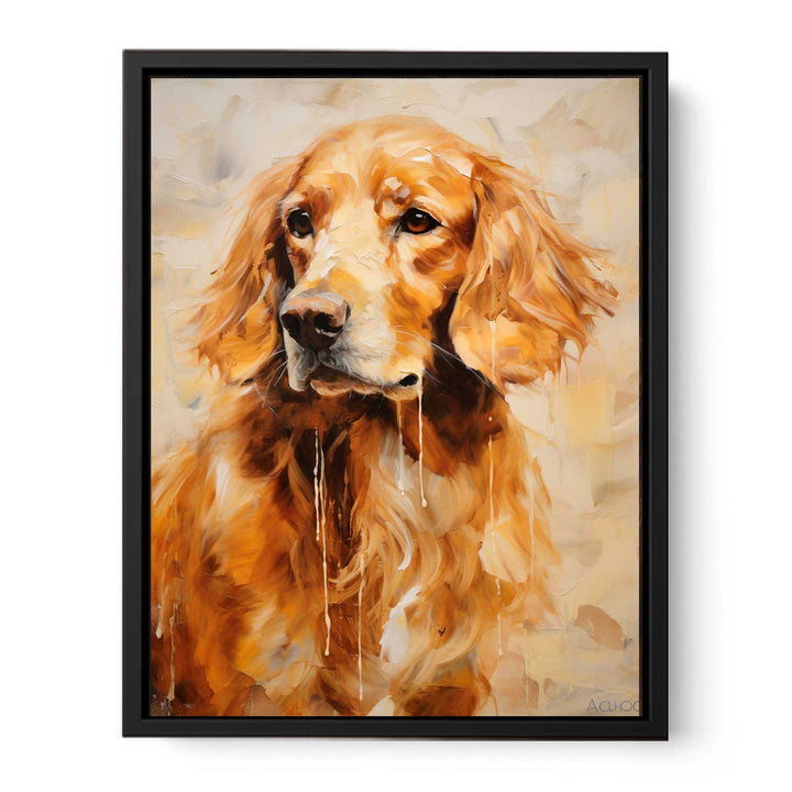 Dog Painting  canvas Print