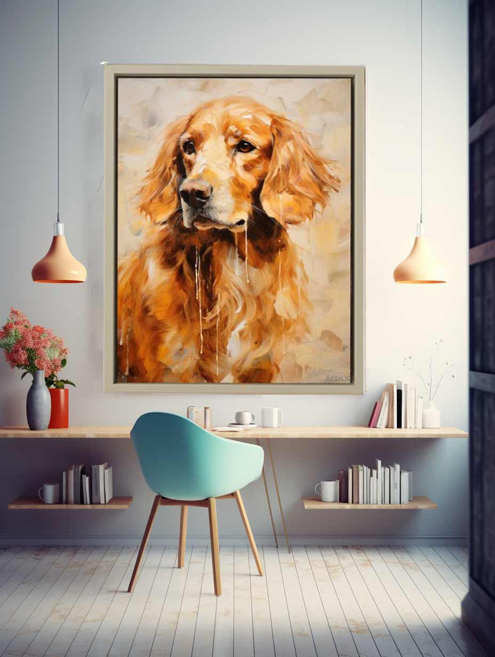 Dog Painting Art Print