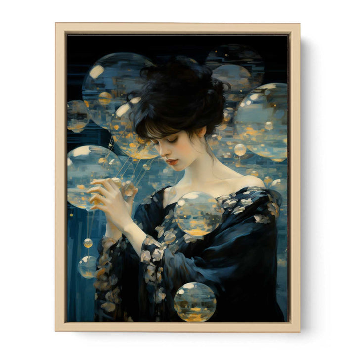 Mysterious Beauty framed Print