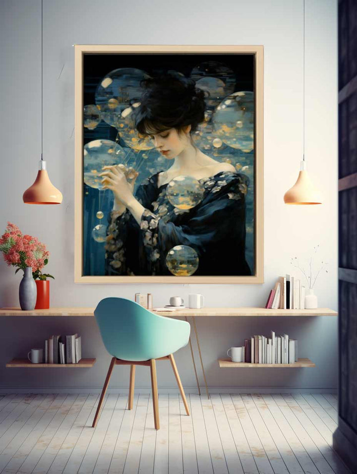 Mysterious Beauty Art Print