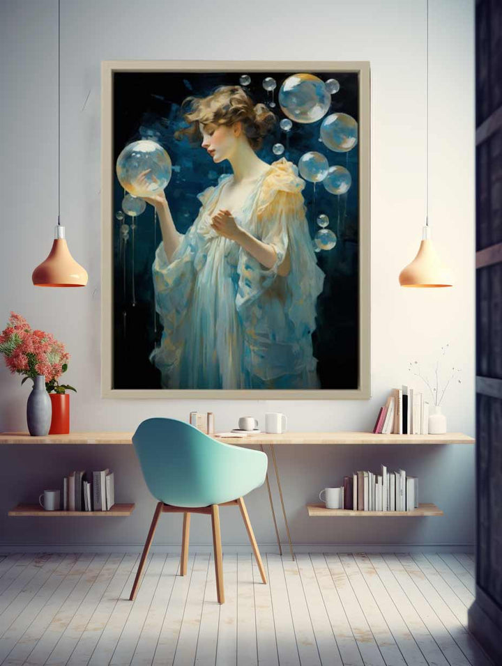 Mysterious Women Art Print