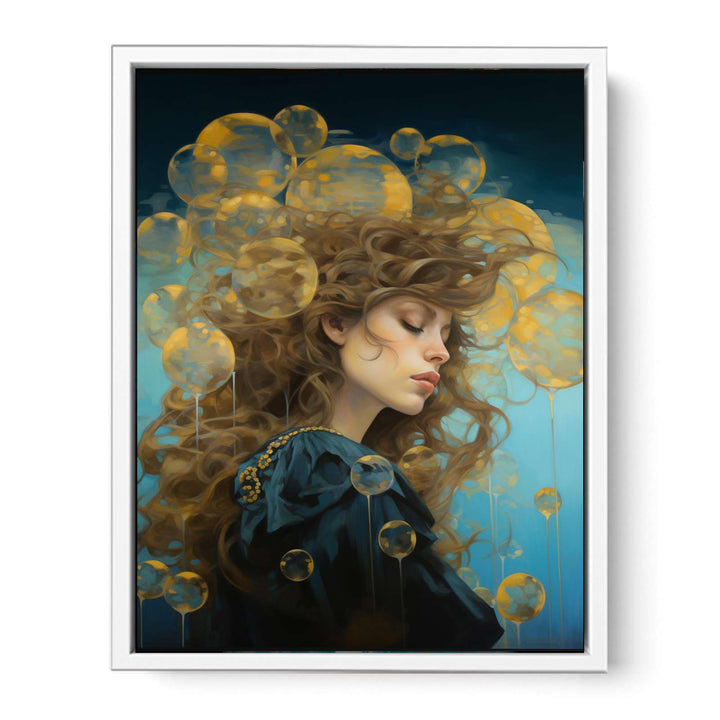 Gold Azure Women  Painting