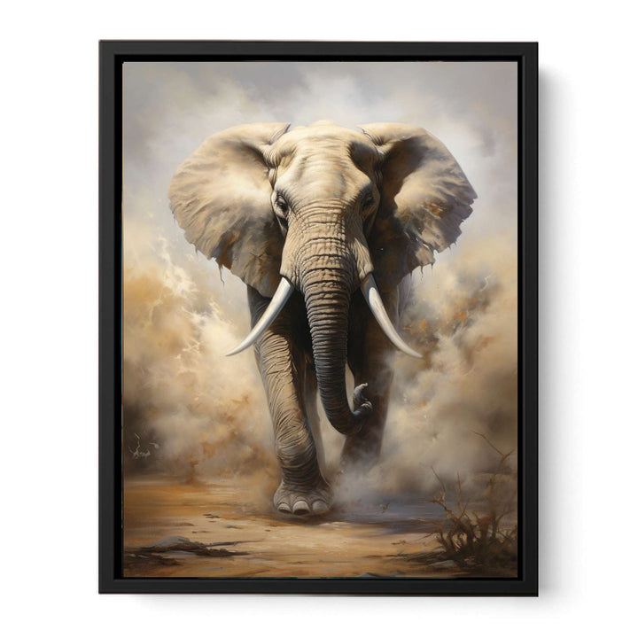 Elephant Painting  canvas Print