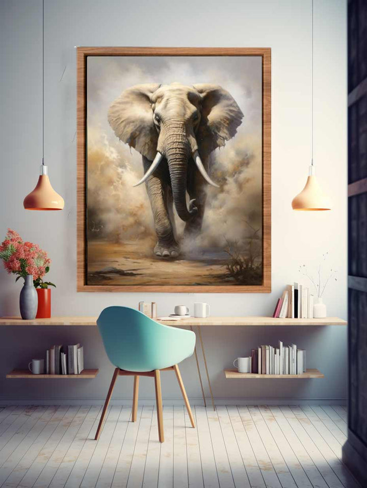 Elephant Painting Art Print