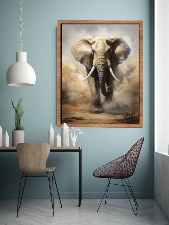 Elephant Painting Art Print