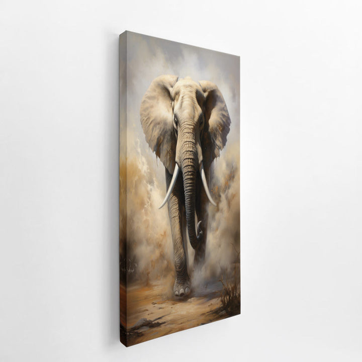 Elephant Painting  canvas Print