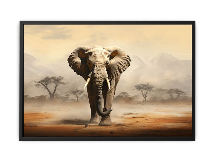 Elephant Art Painting  canvas Print