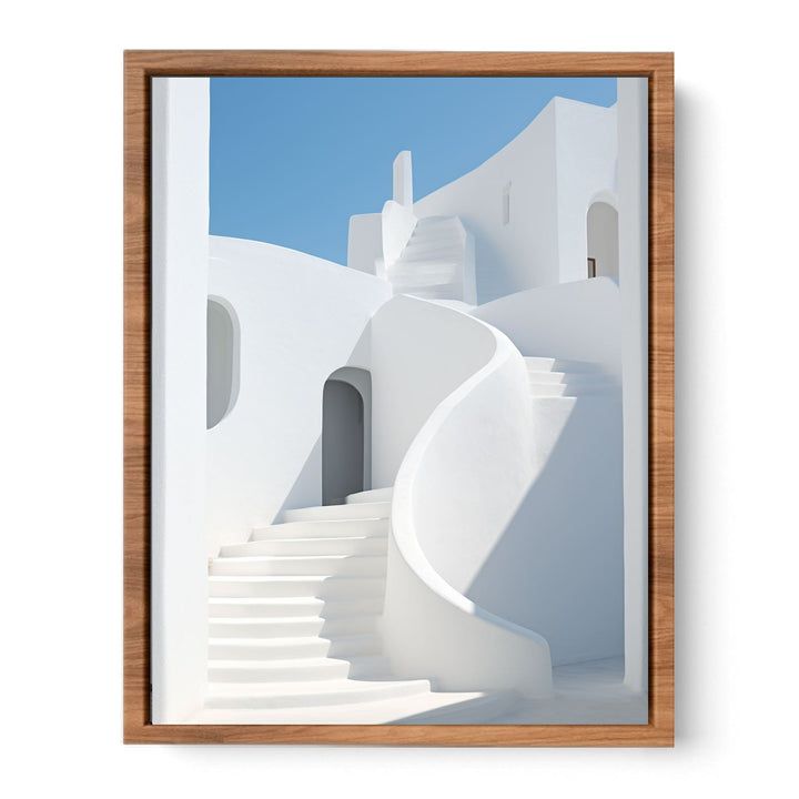 White Stairs Art  Painting