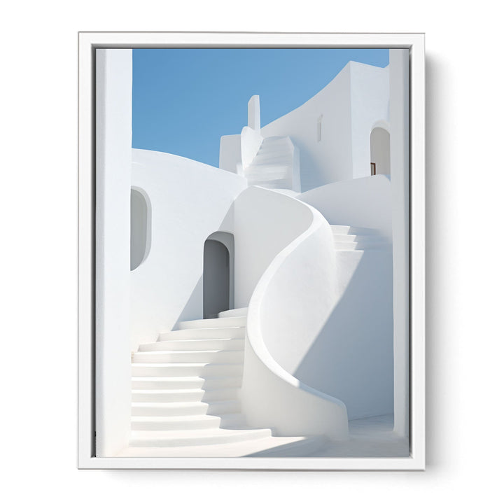 White Stairs Art  Painting