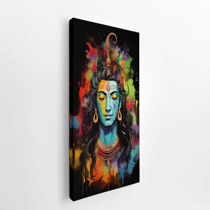 Shiva Painting  canvas Print