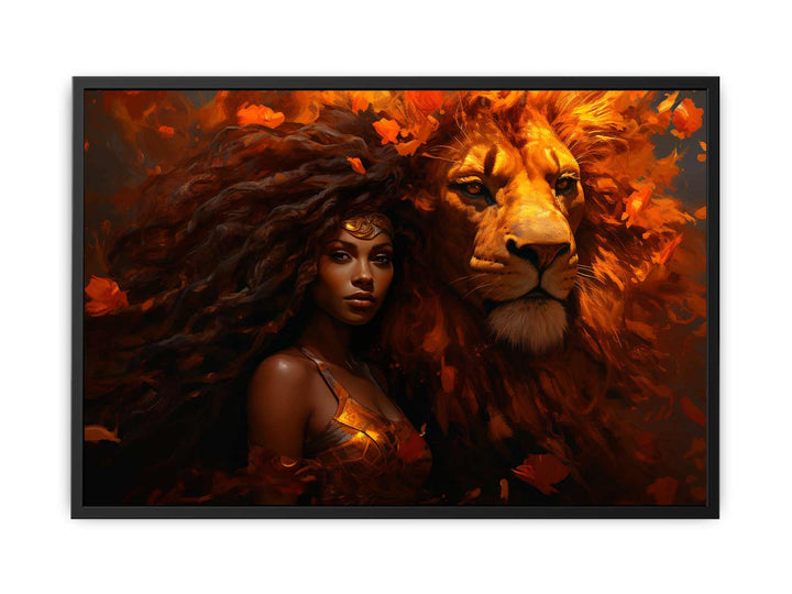 Wild Queen Art  canvas Print