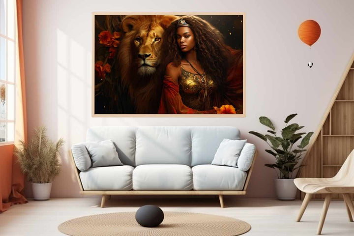 African Confidence  Art Print