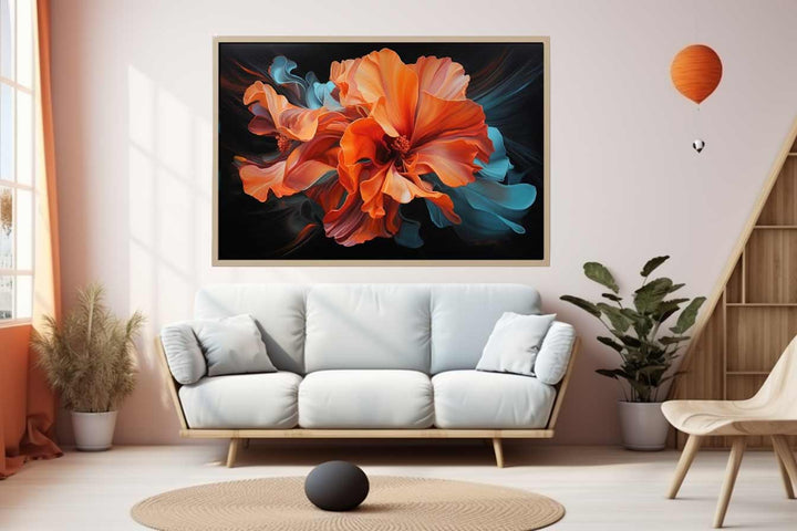 Illuminated Flowers Art Print