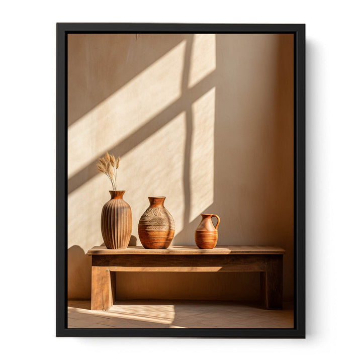 Vinatge Jugs Art   canvas Print