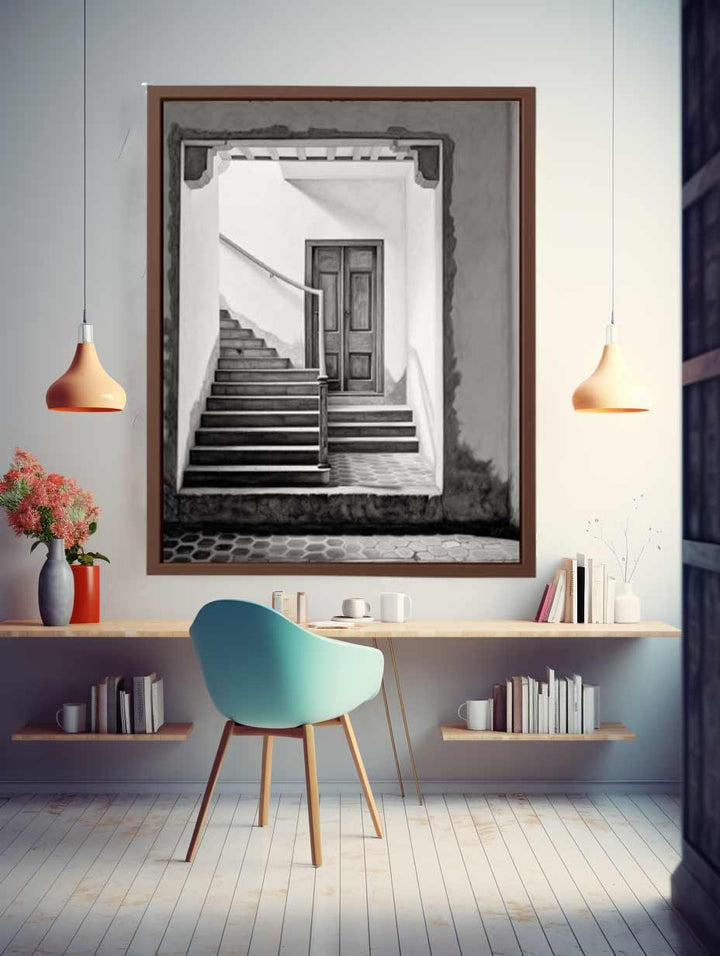 Parisian Steps Art Print