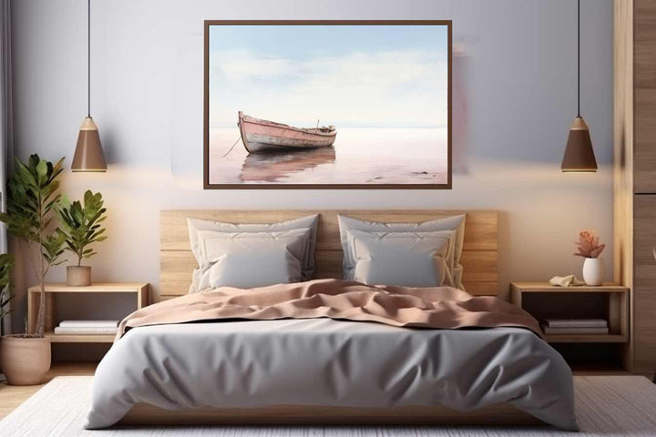 Lonely Boat Art Print