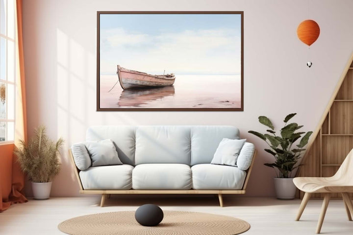 Lonely Boat Art Print