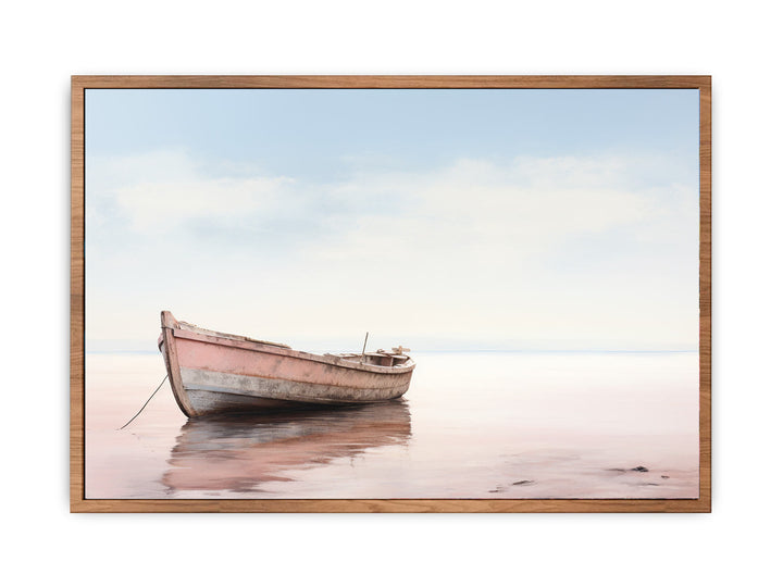 Lonely Boat Art  Painting