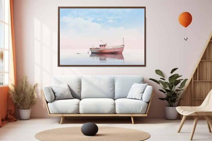 Isolated Boat Art Print