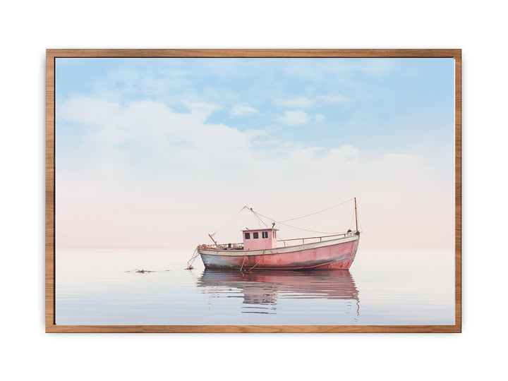 Isolated Boat Art  Painting