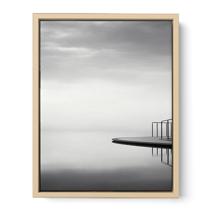 On The Edge Art framed Print