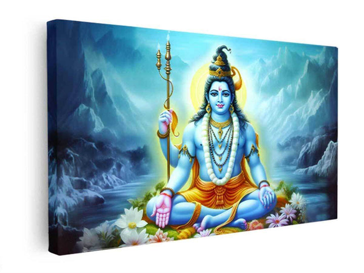 Shiva Painting  canvas Print