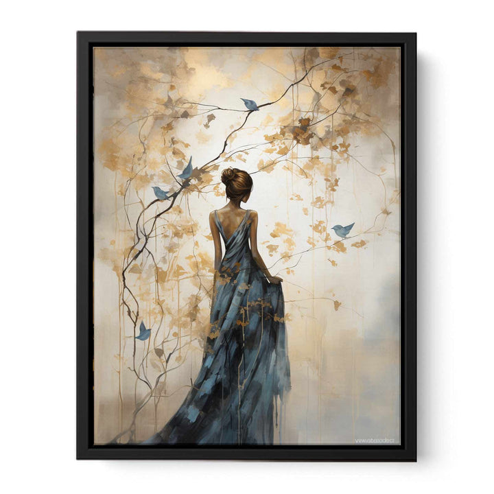 Elegant Back  canvas Print