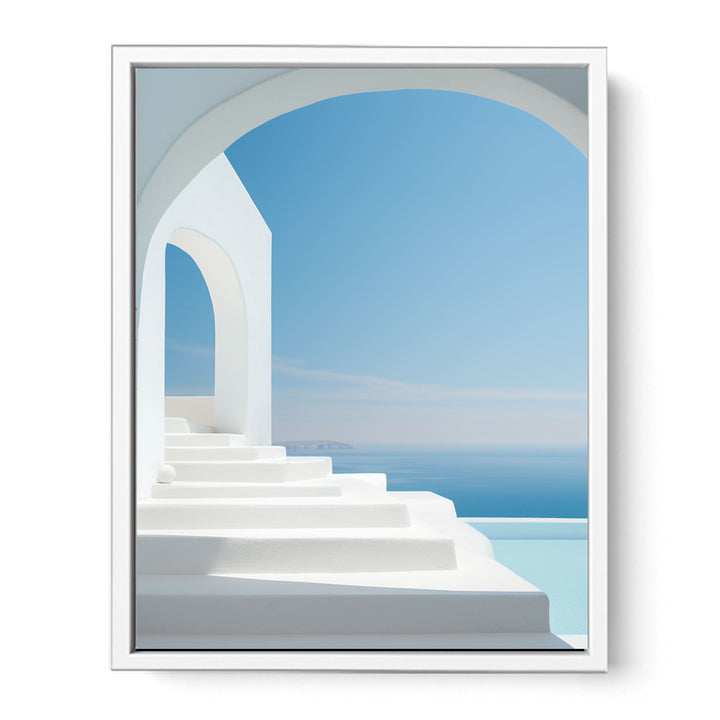 Santorini Steps  Painting