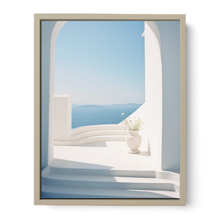 Stone Steps Art framed Print