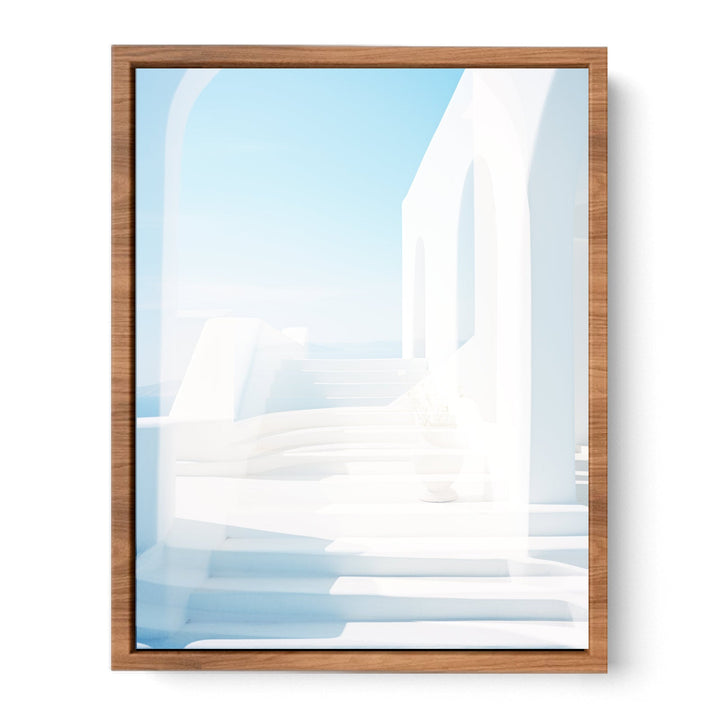 Santorini Steps Painting  