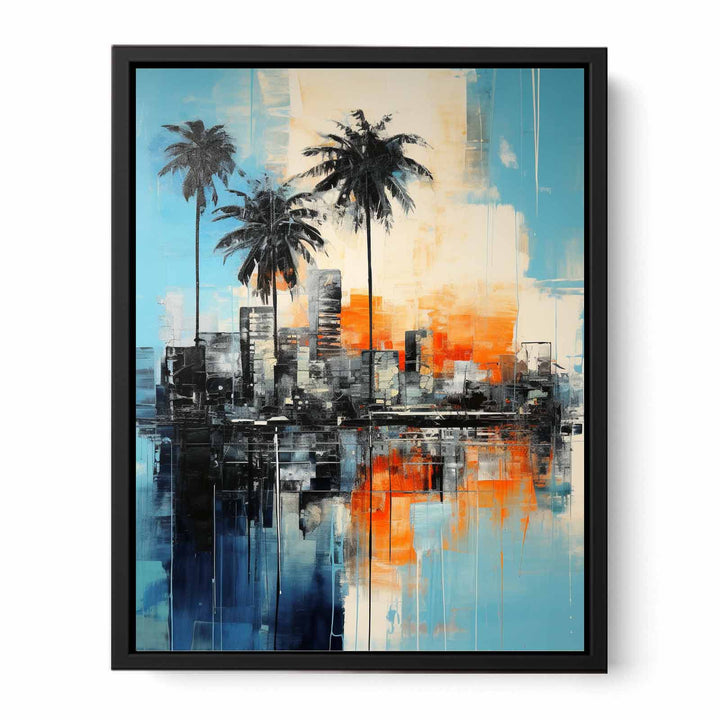 Absract House Art  canvas Print