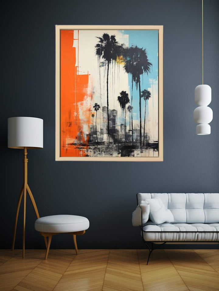 Absract Skyline Art Print