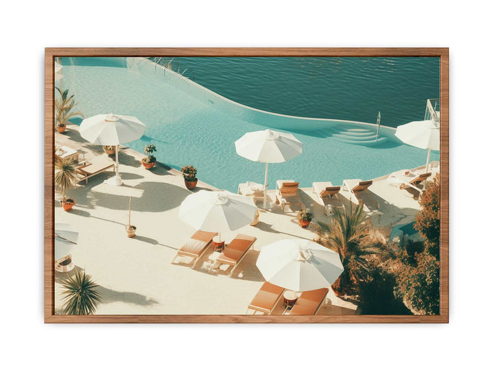 Cliff Poolside Art  Painting