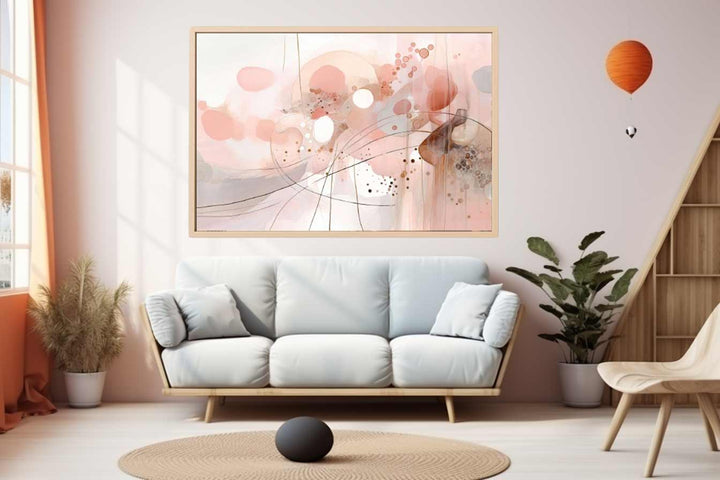 Pink Marble Art Print