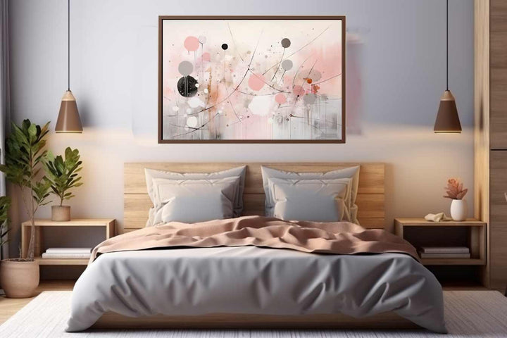 Pink Marble Painting Art Print