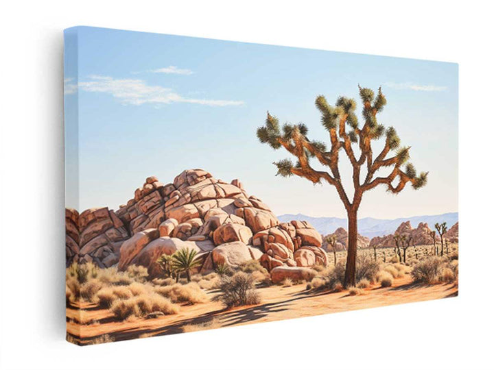 Desert Tree Art  canvas Print