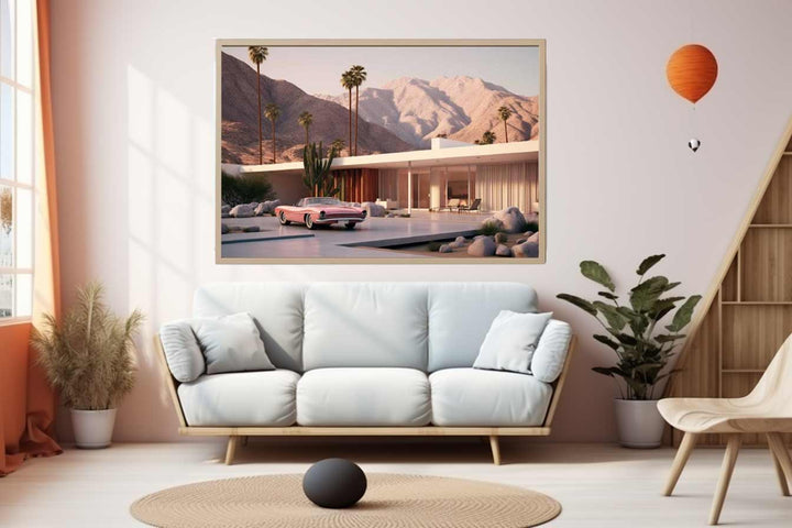 Mid Century House Art Print