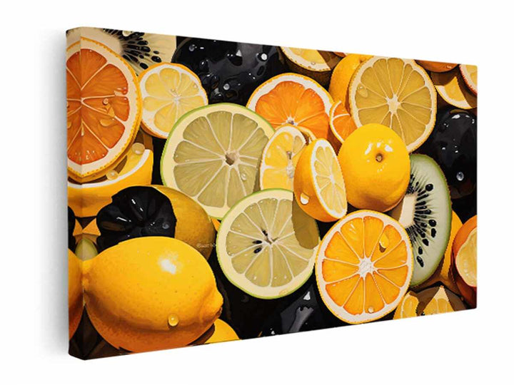 Lemons 2  canvas Print