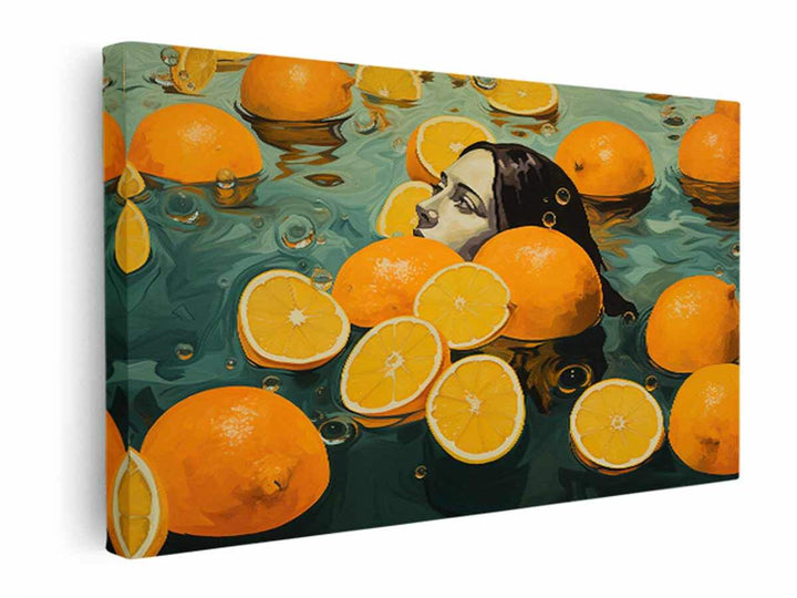 Make Lemonade  canvas Print